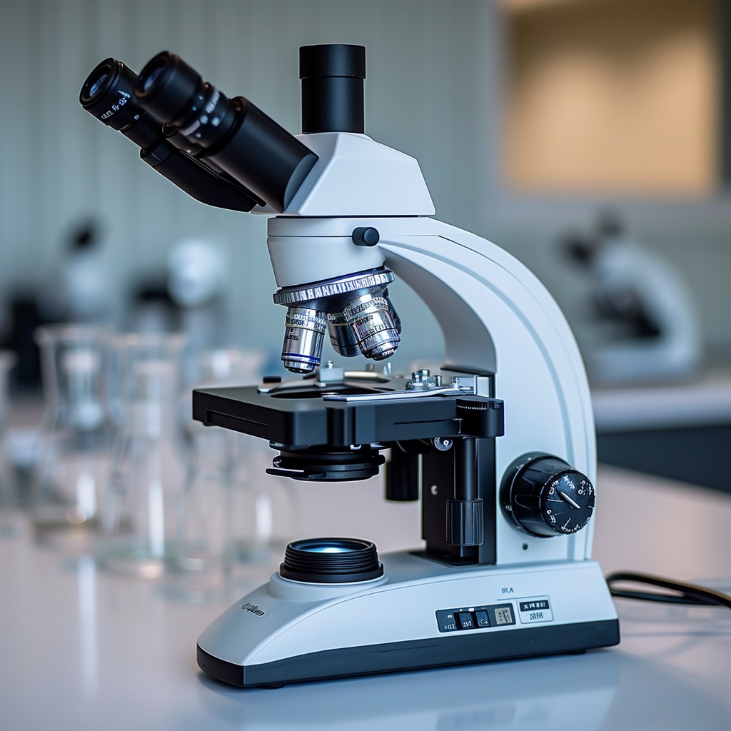 Modern Laboratory Microscope